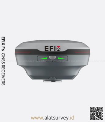 EFIX F6 GNSS RTK Receiver tampak depan