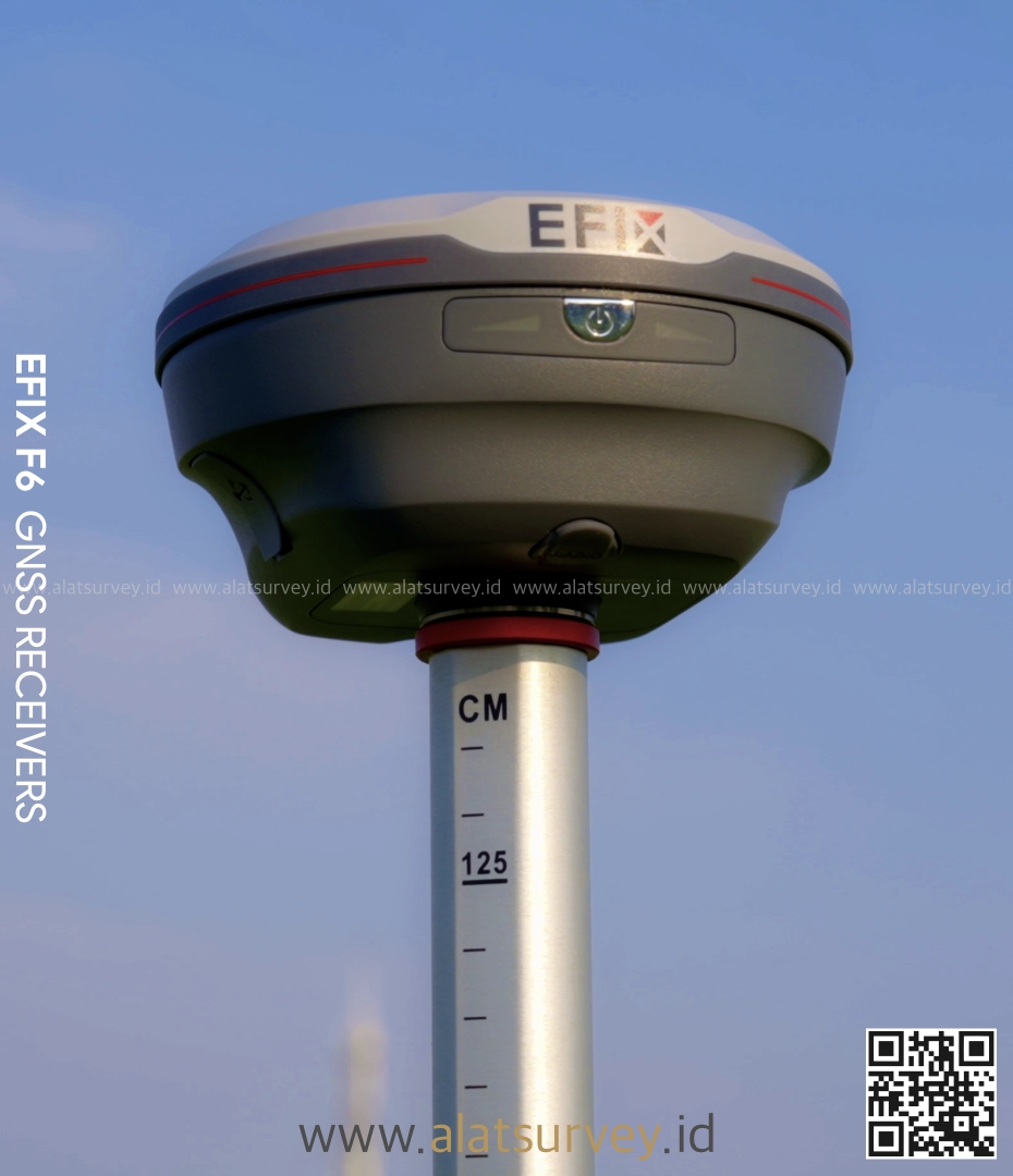 efix-f6-gnss-rtk-receiver-06 EFIX F6 GNSS RTK Receiver digunakan untuk survei lapangan