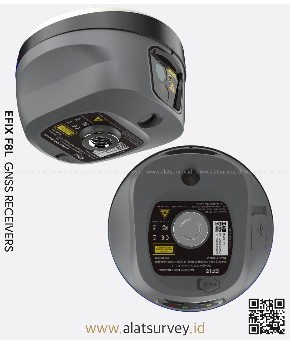 EFIX F8L Laser IMU-RTK GNSS EFIX F8L Laser IMU-RTK GNSS dengan 4D Auto-IMU